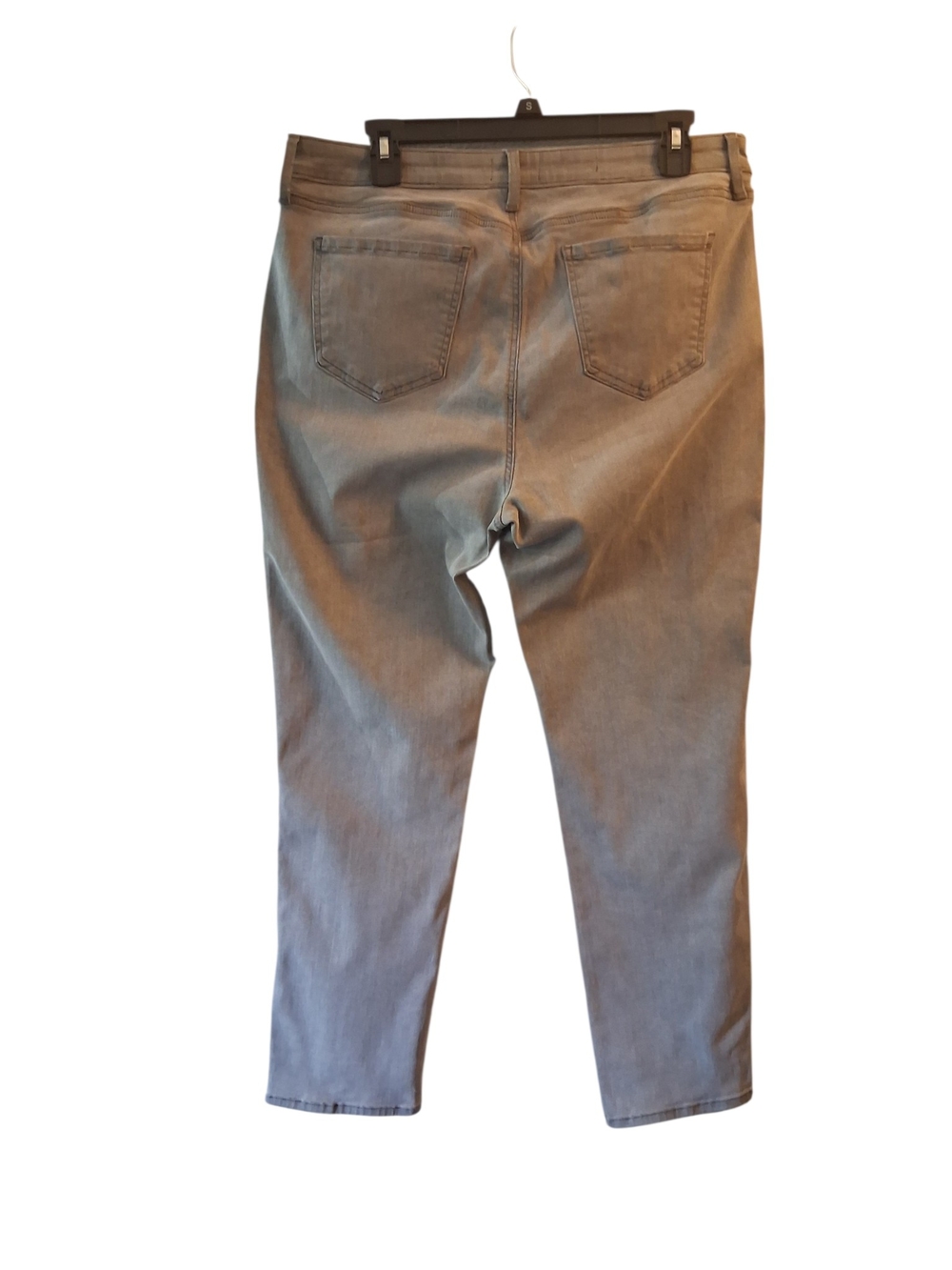 NYDJ Stella Relaxed Lyft Tuck Ankle Jeans In Gray - Picture 4 of 7